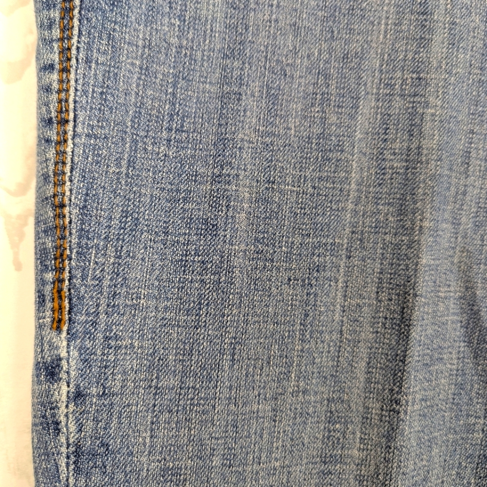 Ruff Hewn Capri Cuffed Jeans Women's Size 12 With Flap Pockets Jean Capris - Picture 8 of 14